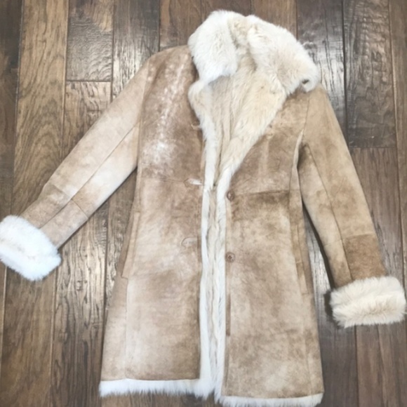 Madiskin Jackets & Blazers - Madiskin Long Shearling Coat